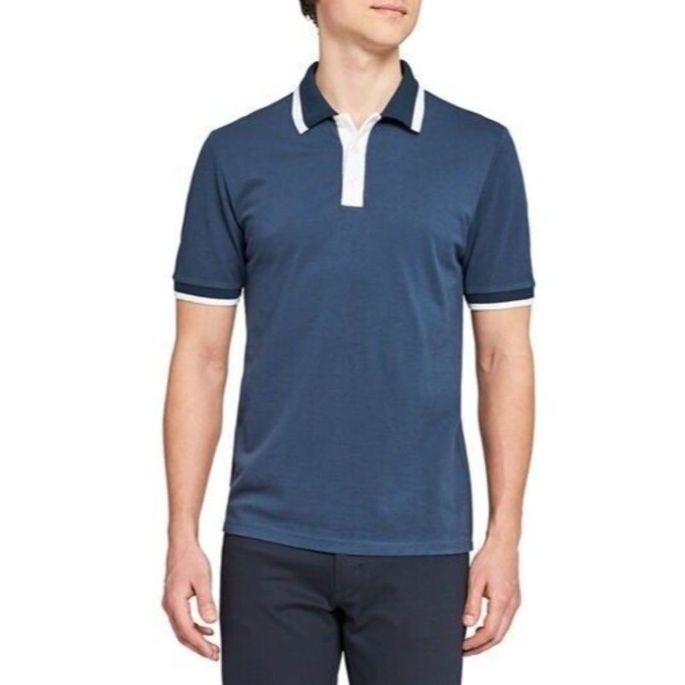 Theory Men's Ringer Polo Shirt slim fit XXL NWT (G1)